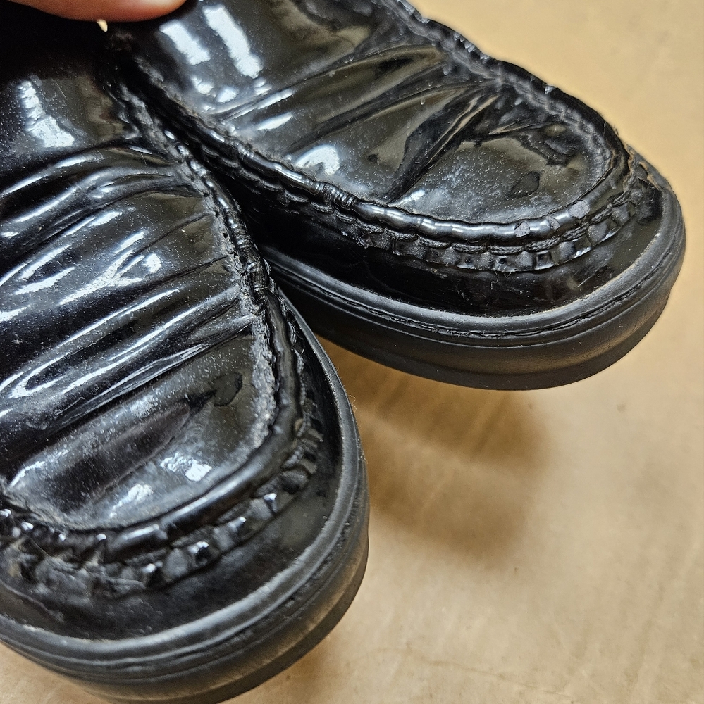 Tod's Driving Loafers Patent Leather Black Size 38 - Picture 9 of 14